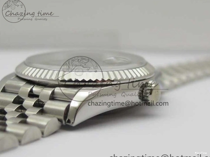 MiroTime 1221 Compact DateJust 36 SS 126234 BP Maker 1:1 Best Edition Fluted Bezel Gray Roman Dial on Jubilee Bracelet 2527